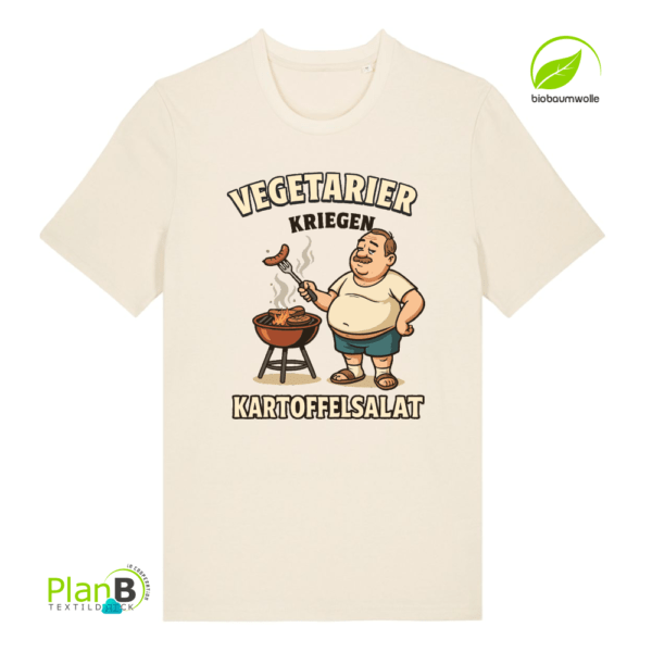 T-Shirt - Grillen Veganer bekommen Kartoffelsalat – Bild 2