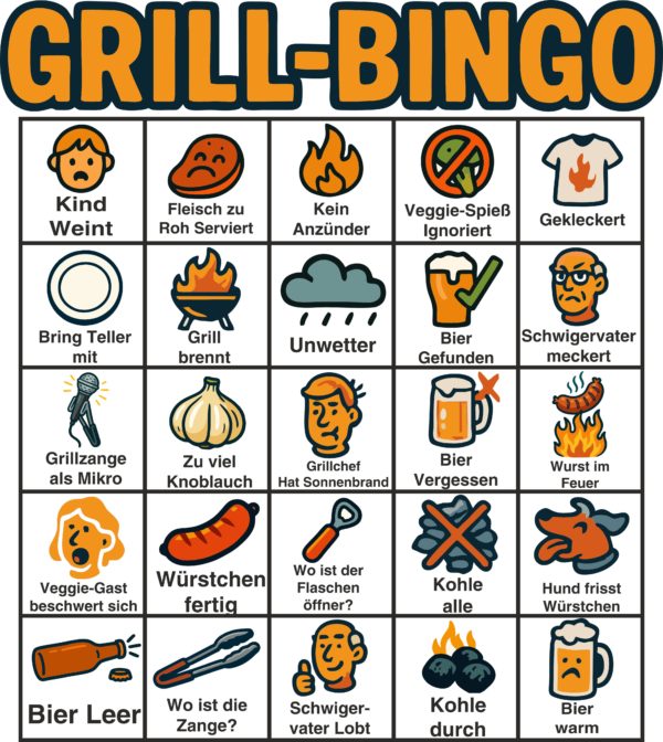 T-Shirt - Grill-Bingo – Bild 2