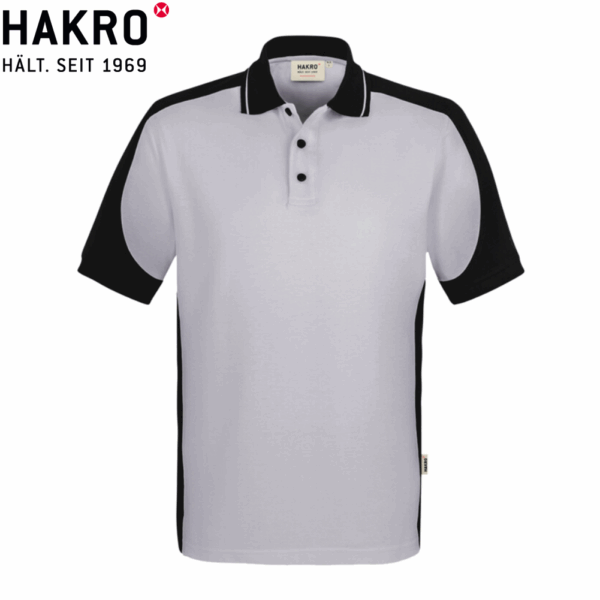 HAKRO No. 539 Poloshirt Contrast MIKRALINAR® ECO